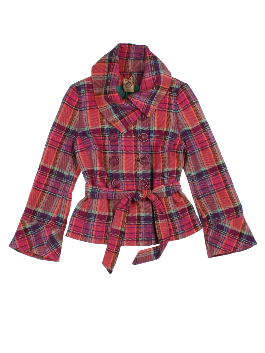 Y2K Plaid Jacket (Size S)