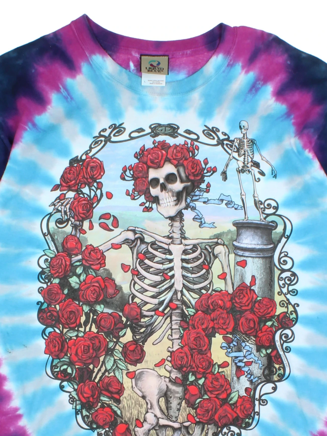 Liquid Blue Graphic T-Shirt (Size M)