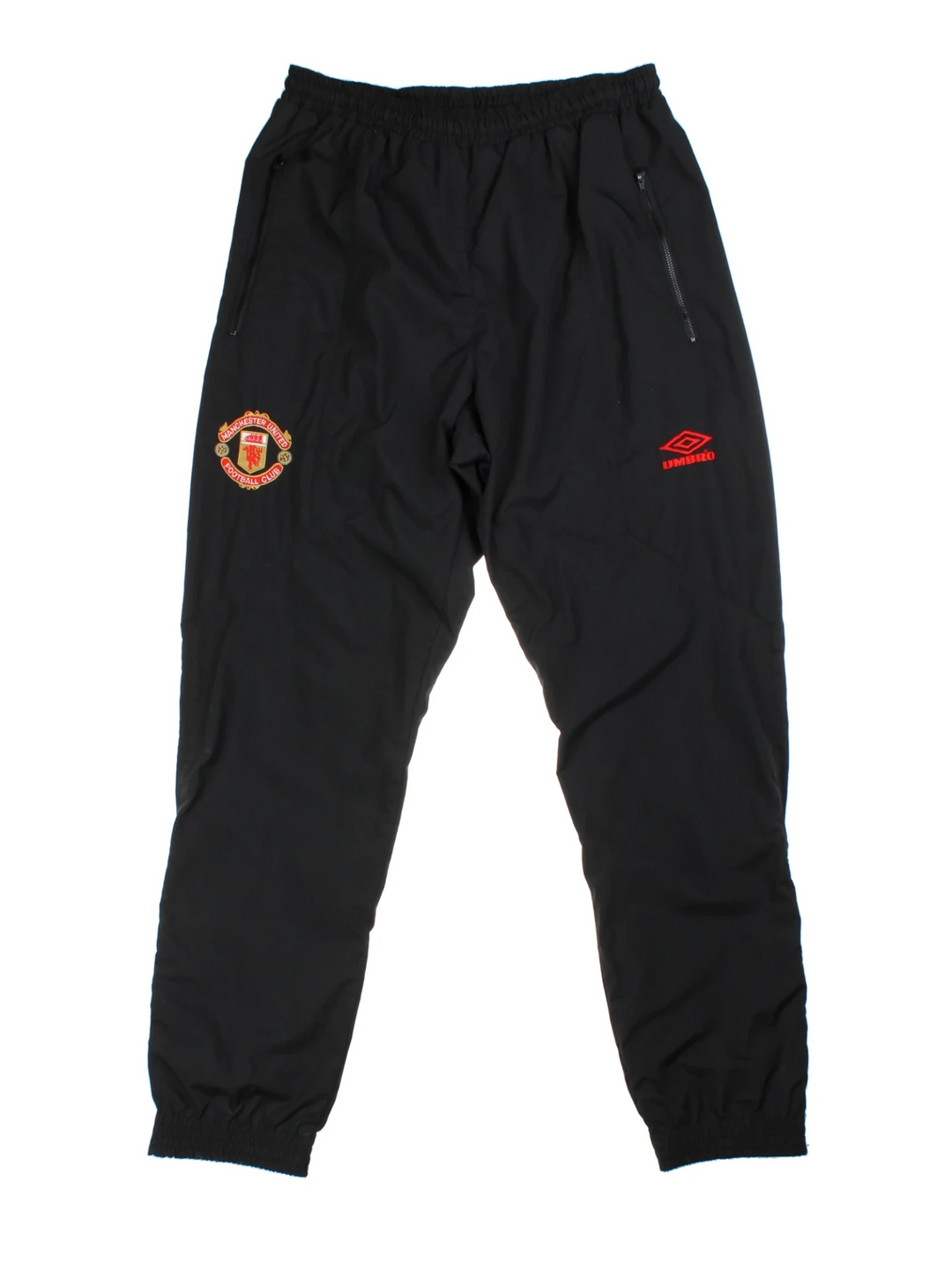 90's Umbro Manchester United Tracksuit Bottoms (Size S)