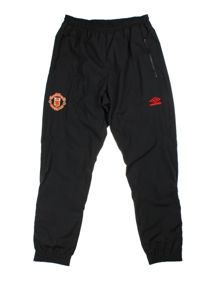 90's Umbro Manchester United Tracksuit Bottoms (Size S)