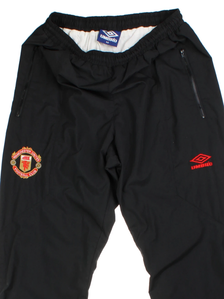 90's Umbro Manchester United Tracksuit Bottoms (Size S)