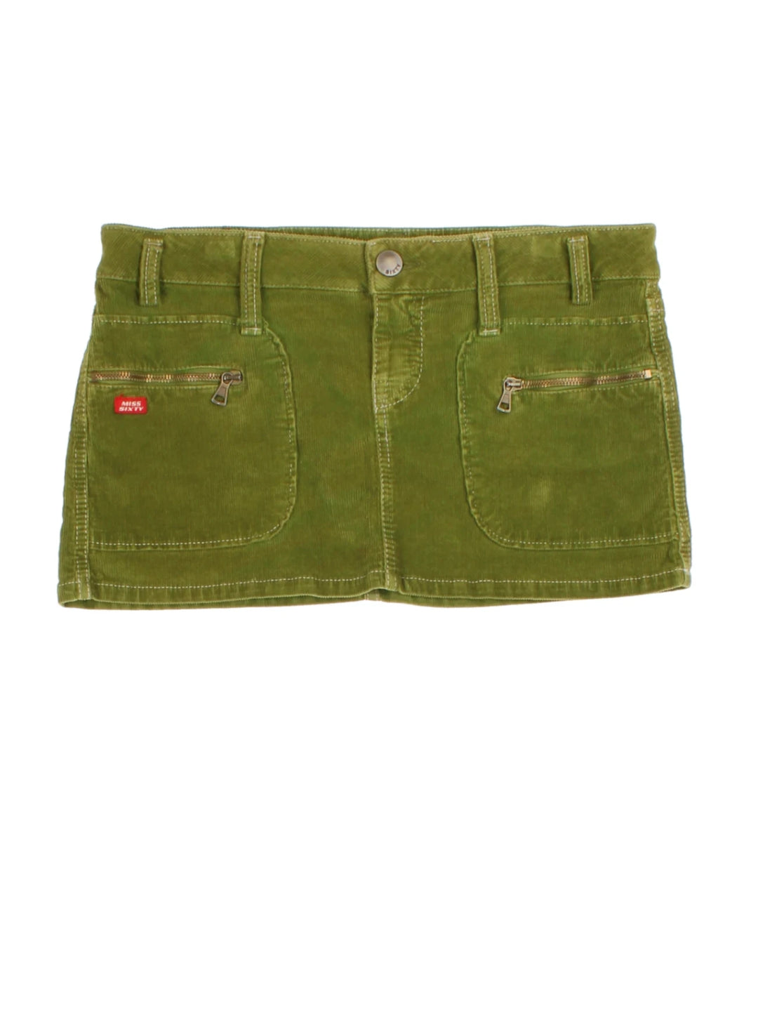 Y2K Miss Sixty Mini Skirt (Size XL)