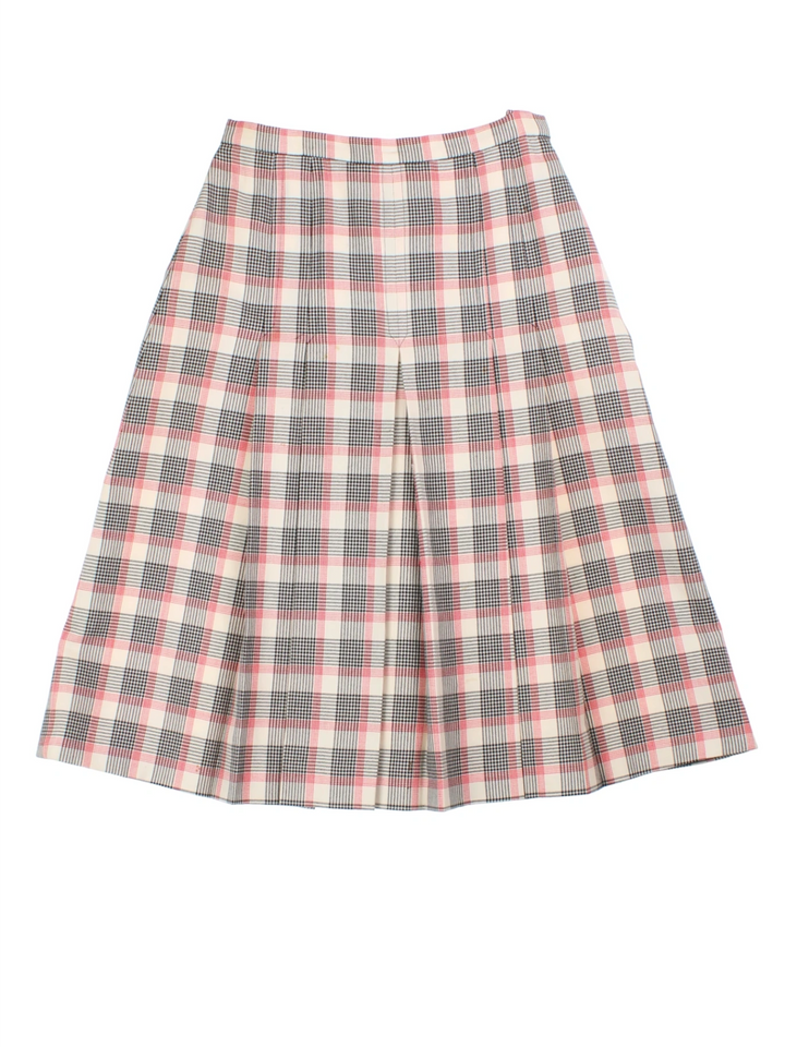 90's Aquascutum Pleated Midi Skirt (Size M)