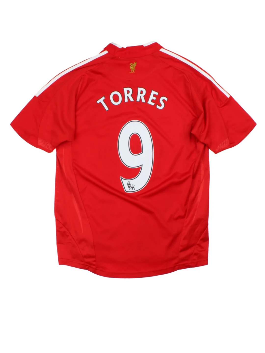 08-10 Adidas Liverpool Home Football Shirt (Size M)