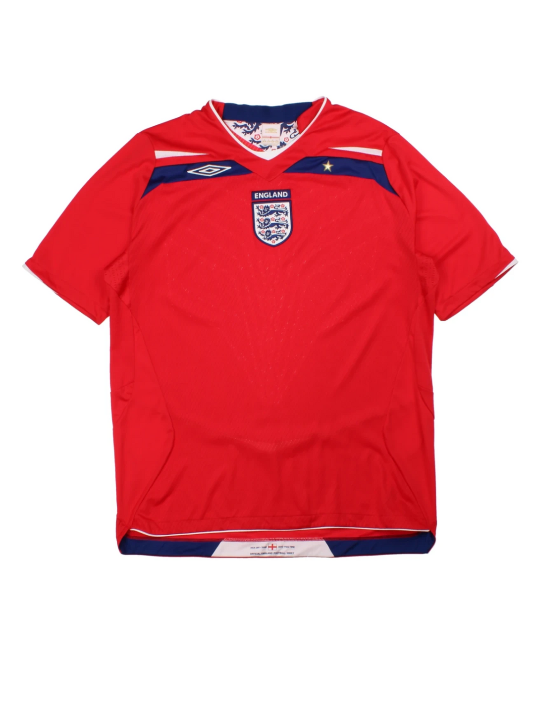 08-10 Umbro England Away Football Shirt (Size XL)