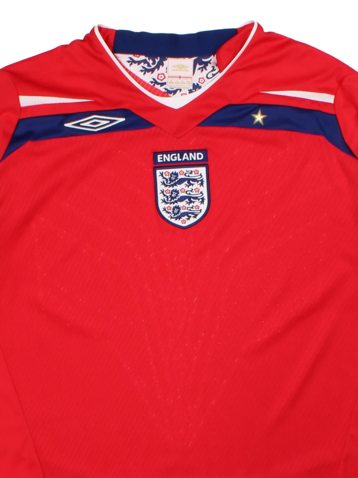 08-10 Umbro England Away Football Shirt (Size XL)