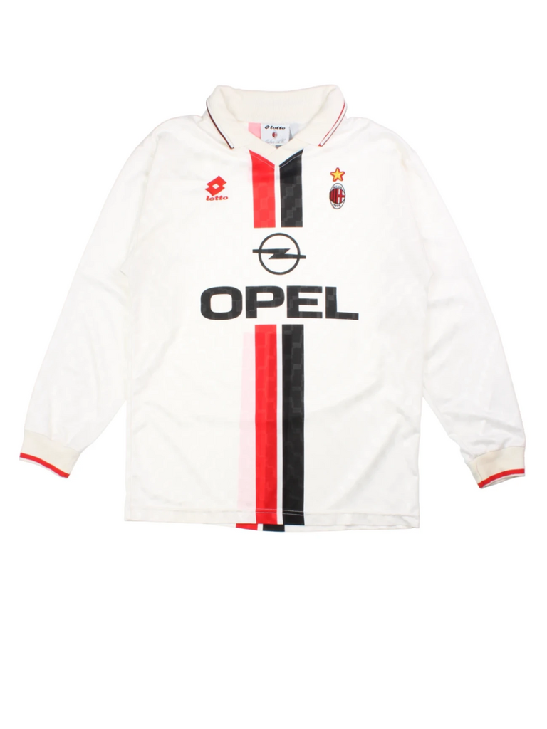 95-96 Lotto AC Milan Away Football Shirt (Size M) – VintageFolk