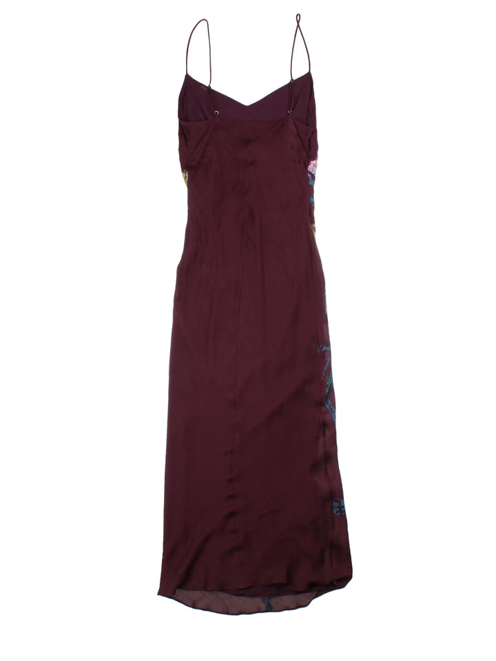 Y2K Floral Maxi Dress (Size XXS)