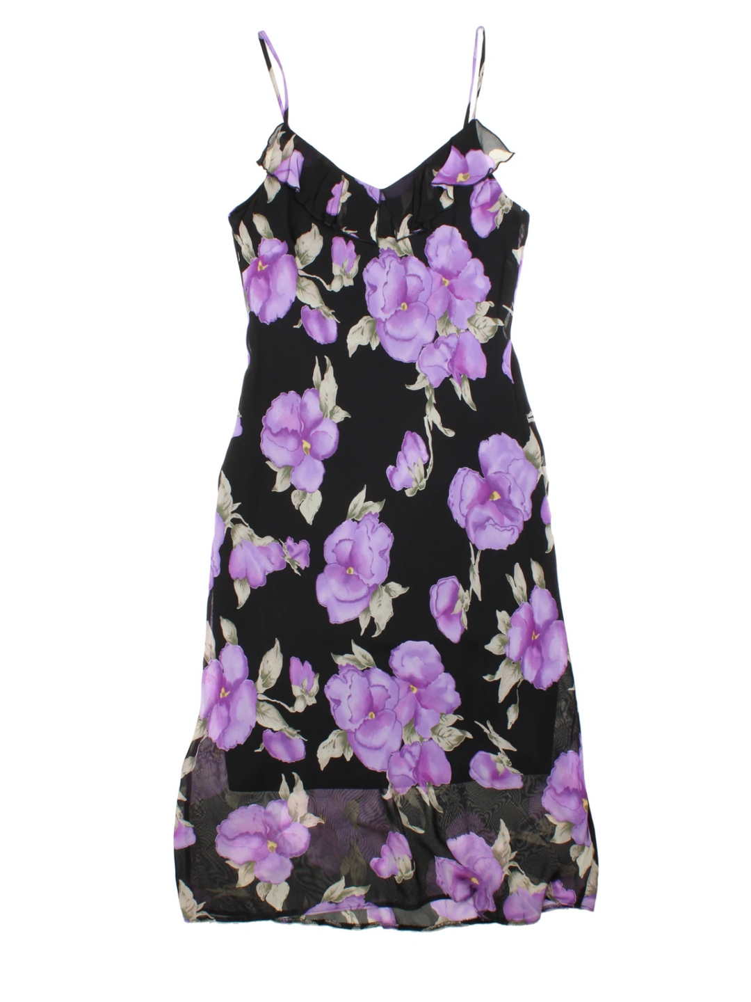 Y2K New Look Floral Midi Dress (Size S)
