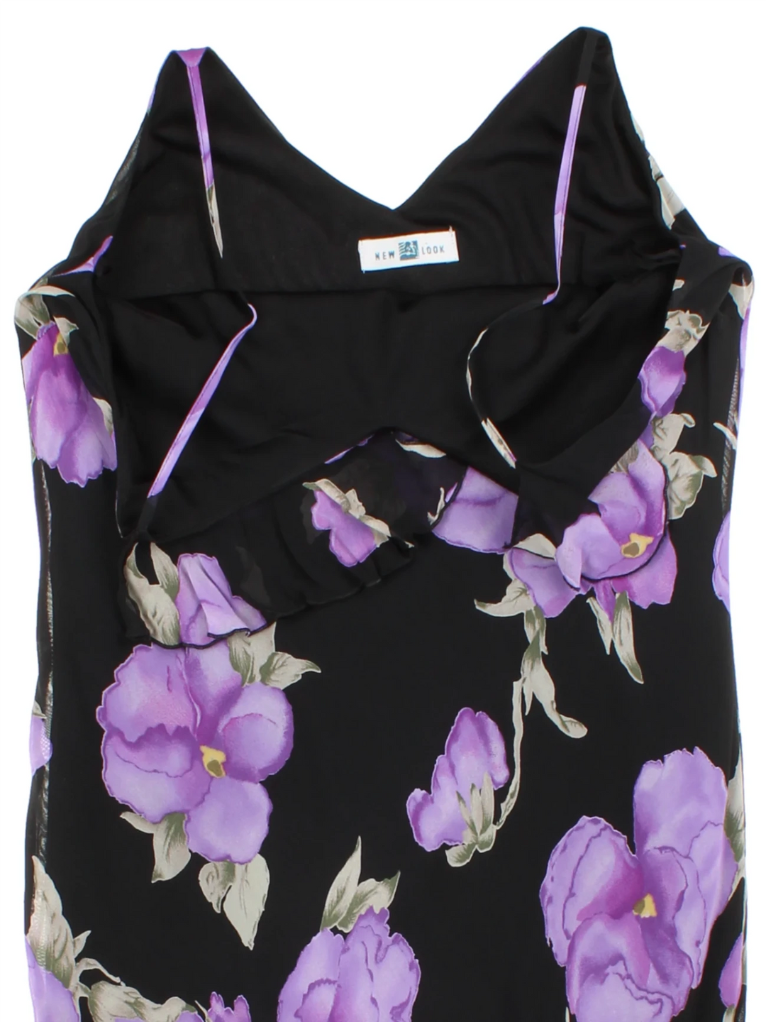 Y2K New Look Floral Midi Dress (Size S)