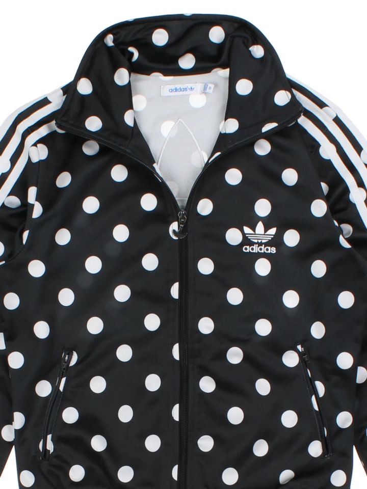 Adidas Polka Dot Tracksuit Top (Size XS)