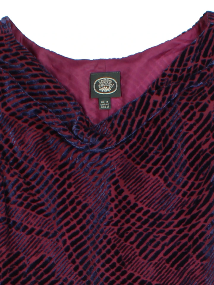 Laura Ashley Cowl Neck Top (Size M)