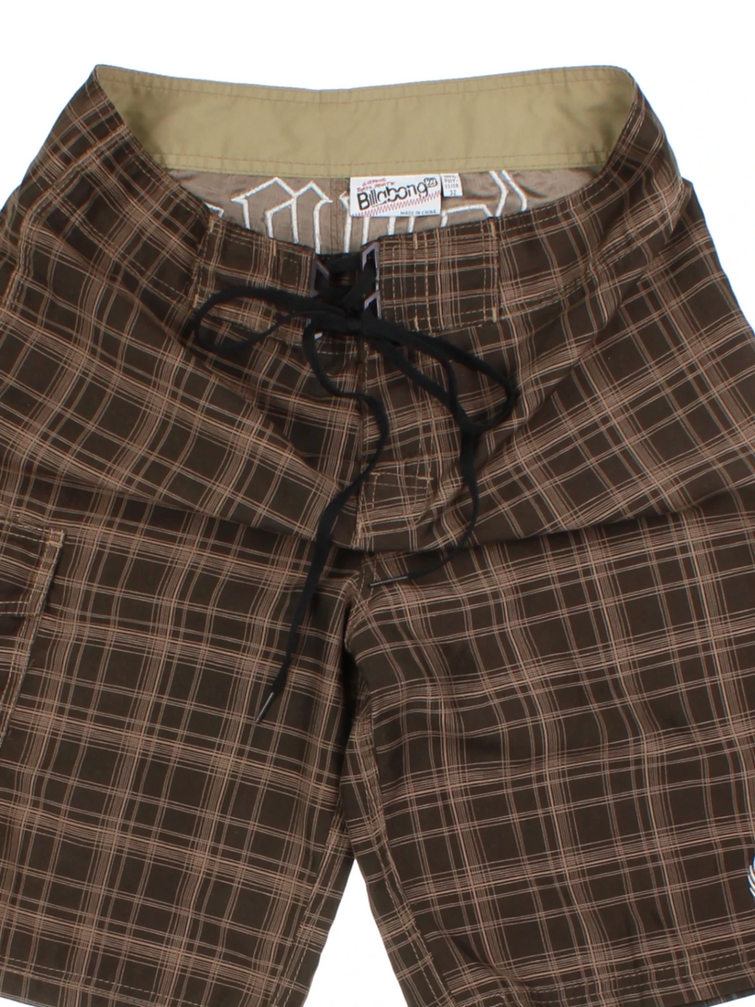 Billabong Checkered Board Shorts (Size M)