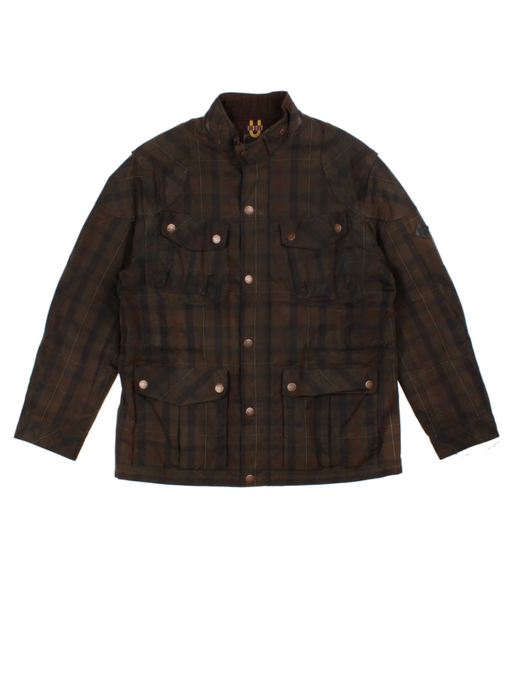 Timberland Checked Waxed Jacket (Size XL)