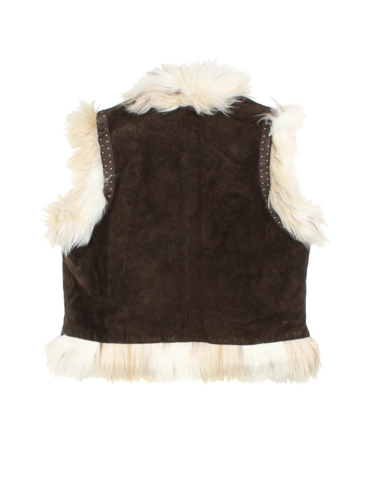 Suede Afghan Gilet (Size L)