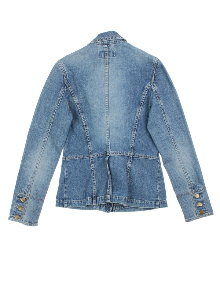 Y2K Phase Eight Denim Blazer (Size S)