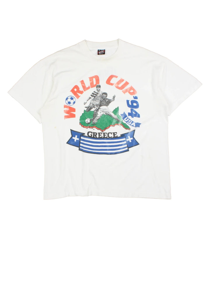 94 World Cup Greece Graphic T-Shirt (Size L)
