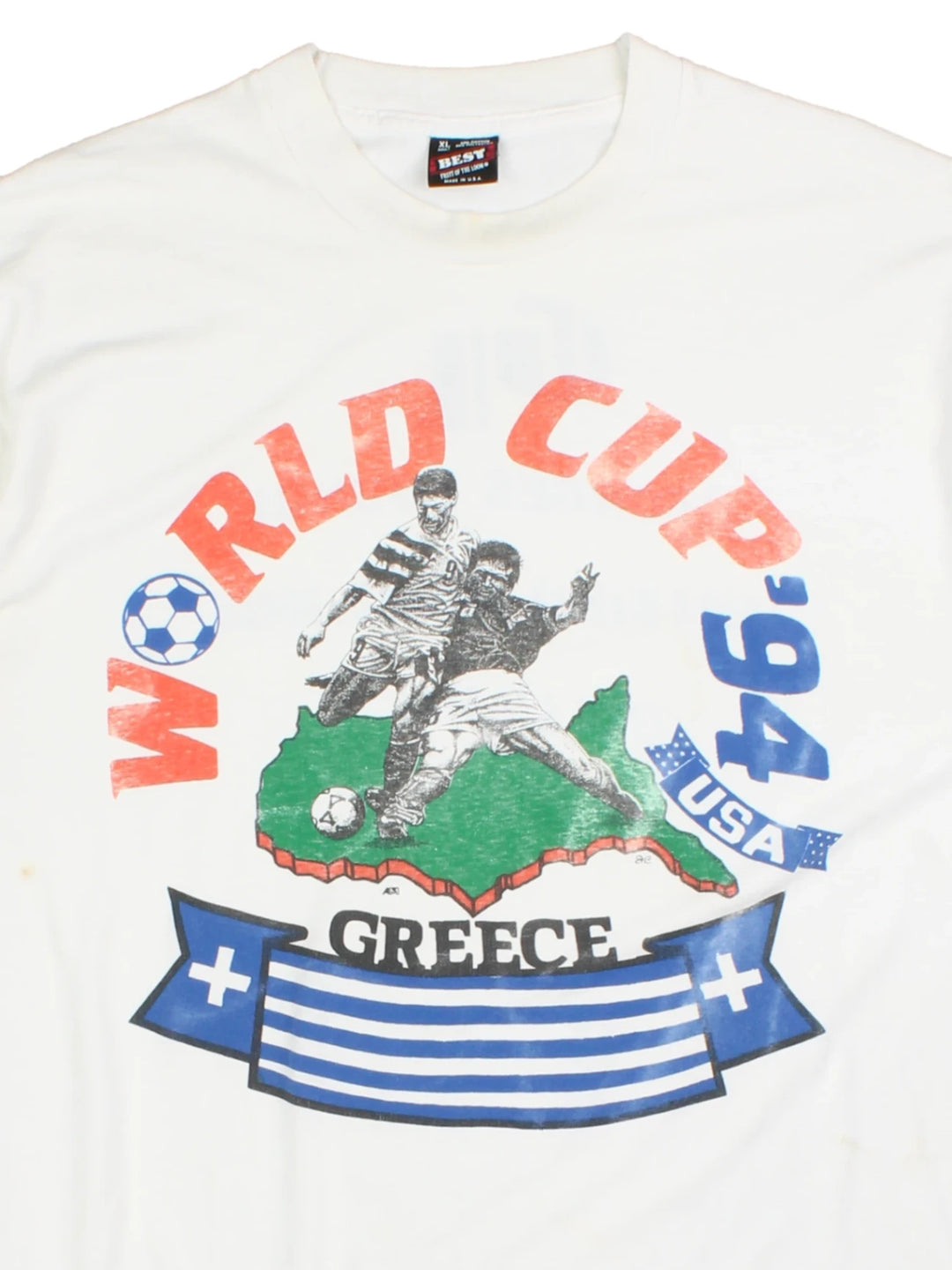 94 World Cup Greece Graphic T-Shirt (Size L)