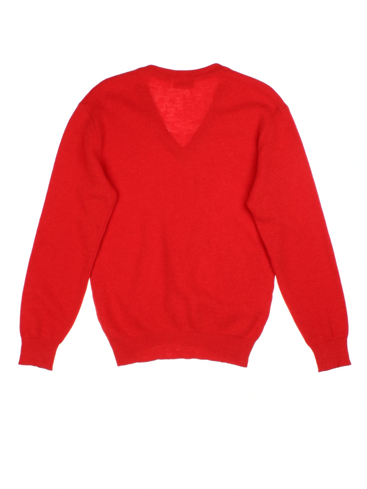 Lacoste V Neck Jumper (Size S)