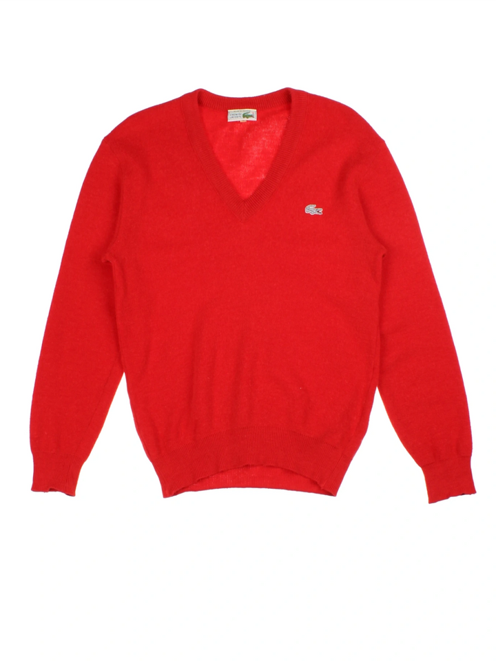 Lacoste V Neck Jumper (Size S)