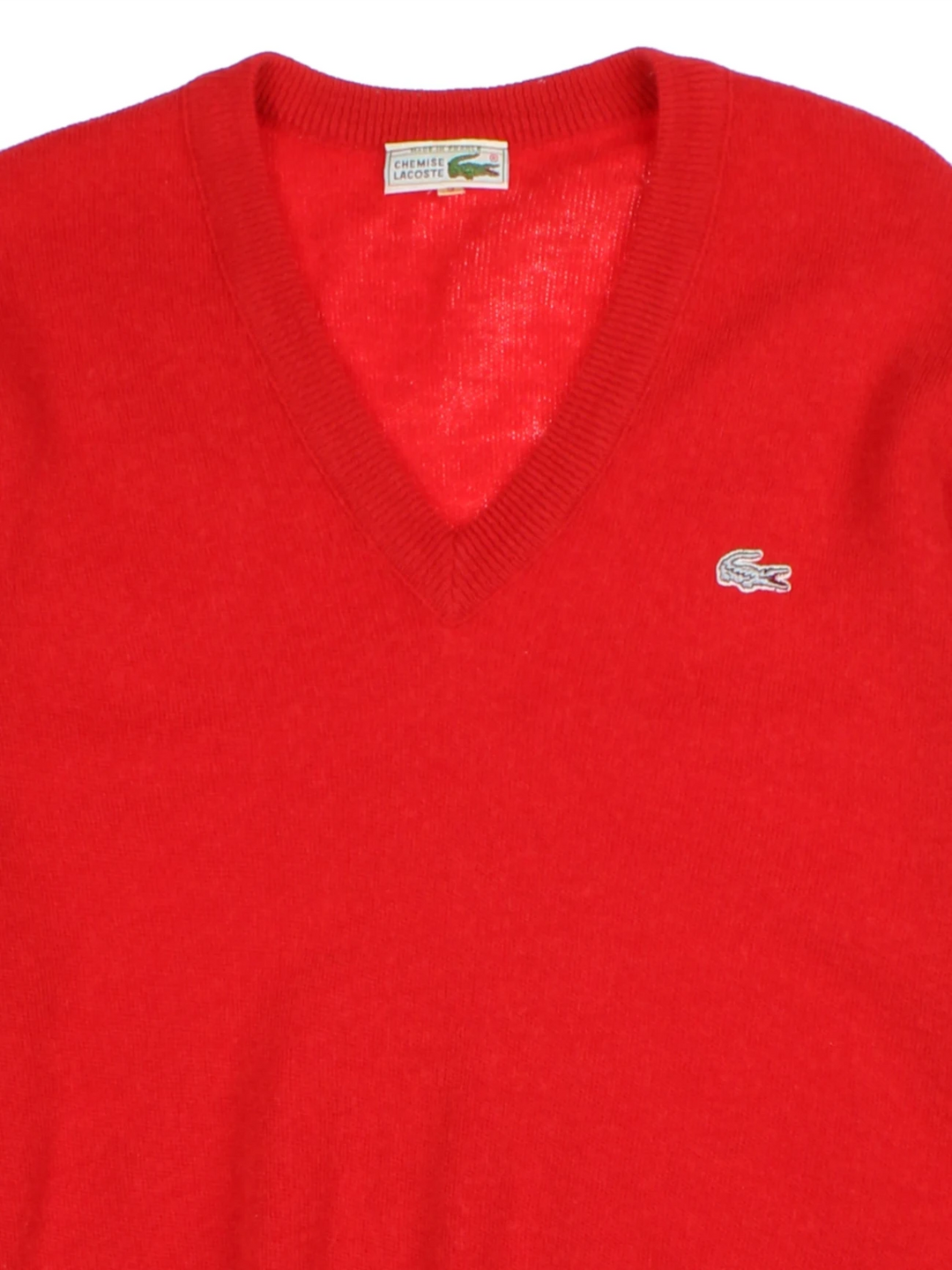 Lacoste V Neck Jumper (Size S)