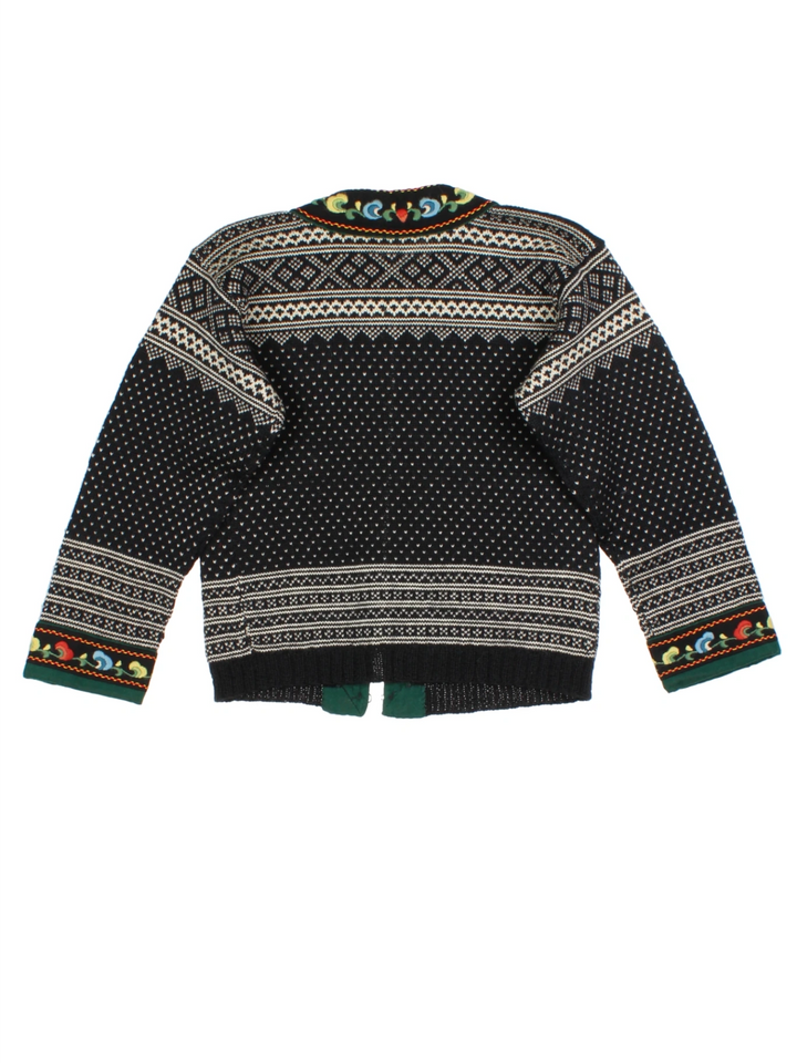 Nordic Fair Isle Cardigan (Size S)