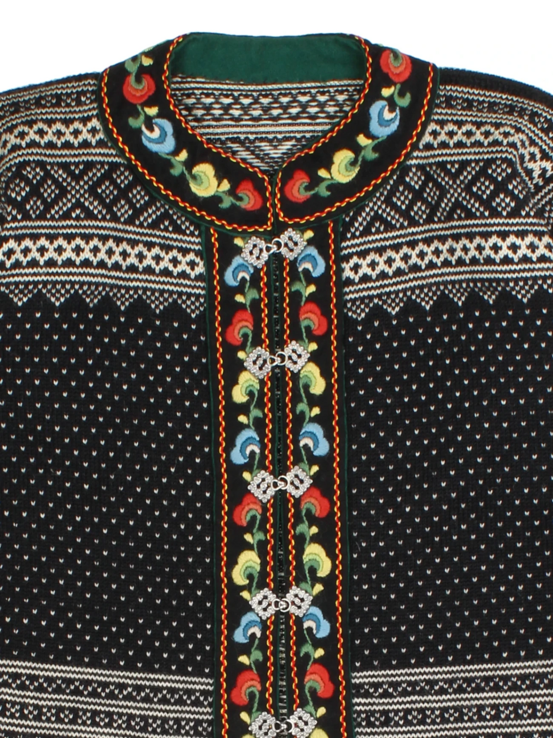 Nordic Fair Isle Cardigan (Size S)