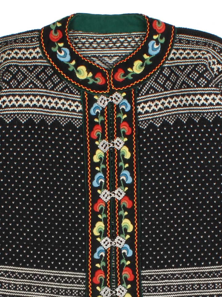 Nordic Fair Isle Cardigan (Size S)