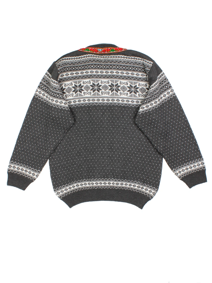 Nordic Fair Isle Cardigan (Size XL)