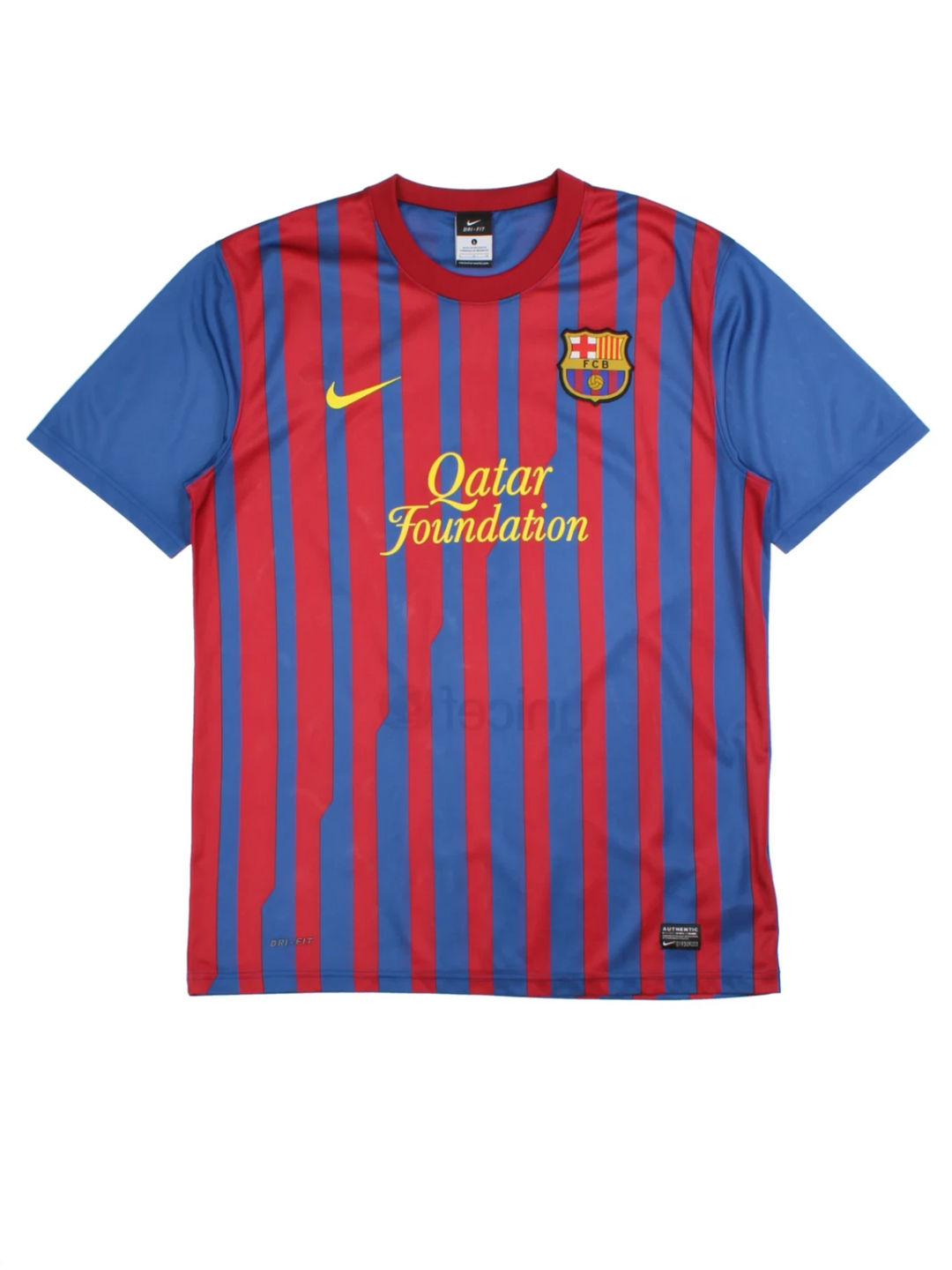 11-12 Nike Barcelona Home Football Shirt (Size L)