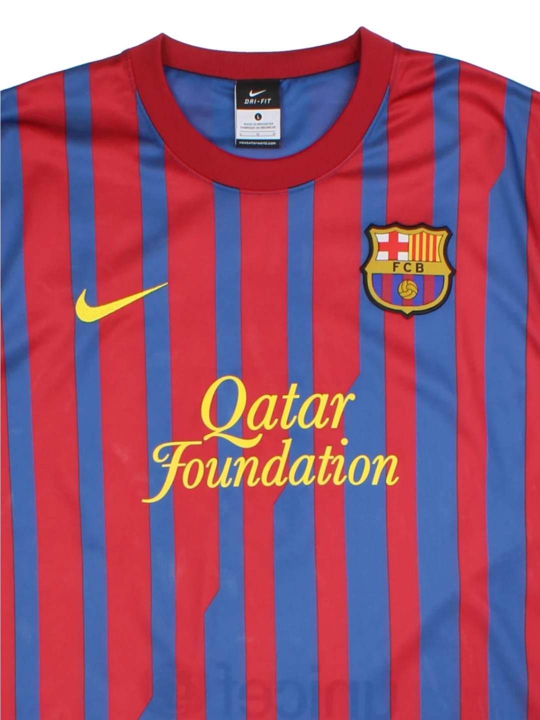 11-12 Nike Barcelona Home Football Shirt (Size L)