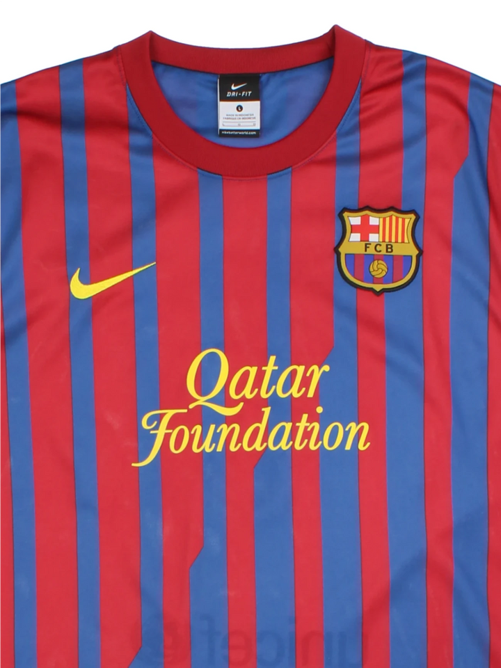 11-12 Nike Barcelona Home Football Shirt (Size L)