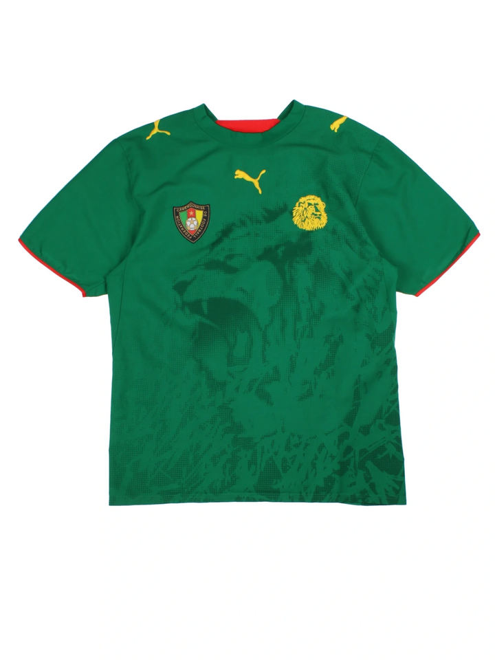06-08 Puma Cameroon Home Football Shirt (Size M)