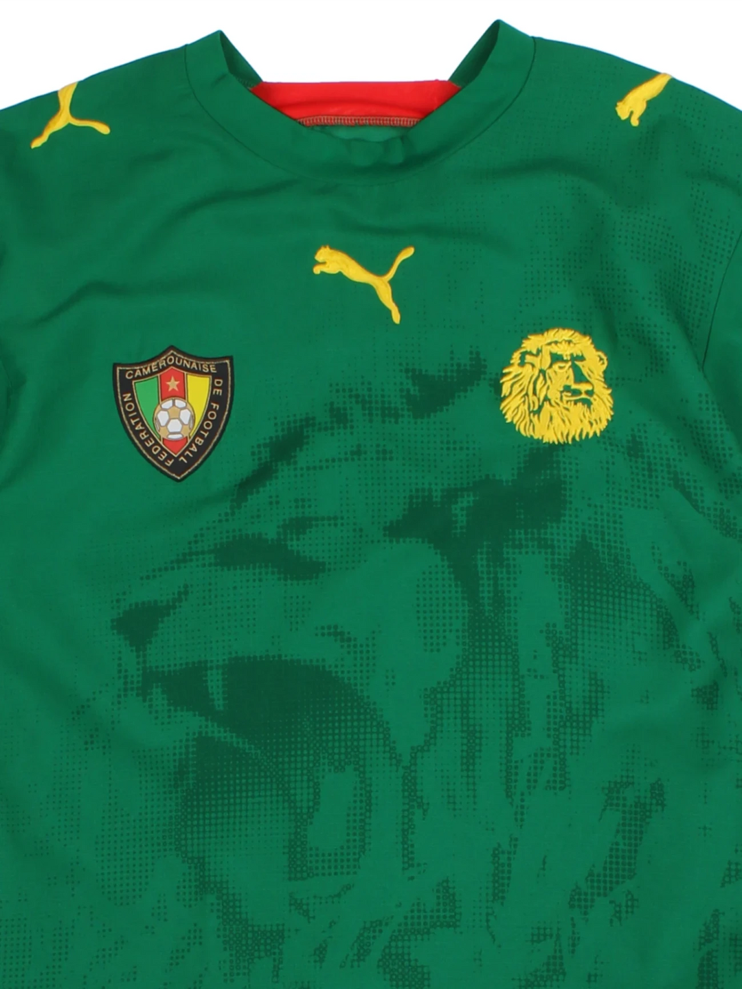 06-08 Puma Cameroon Home Football Shirt (Size M)