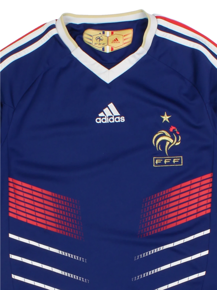 09-10 Adidas France Home Football Shirt (Size S)