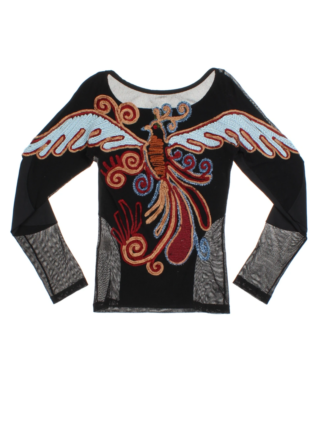 Y2K Save The Queen Embroidered Top (Size M)