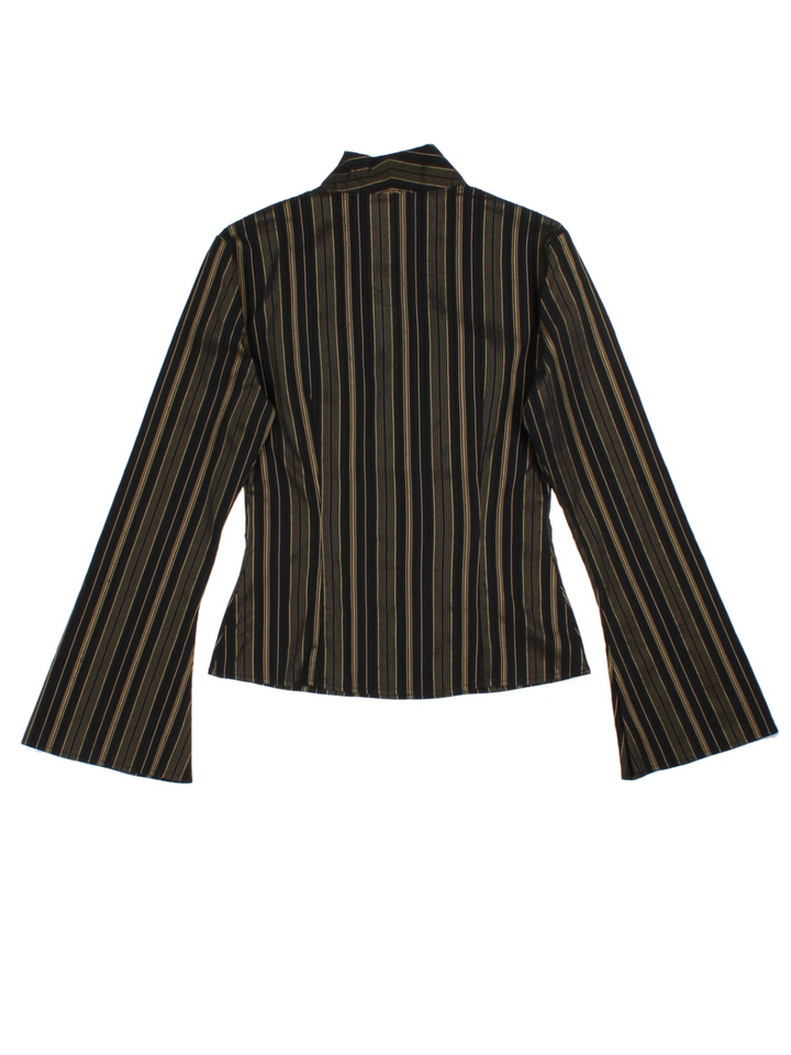 Y2K Stripe Shirt (Size S)