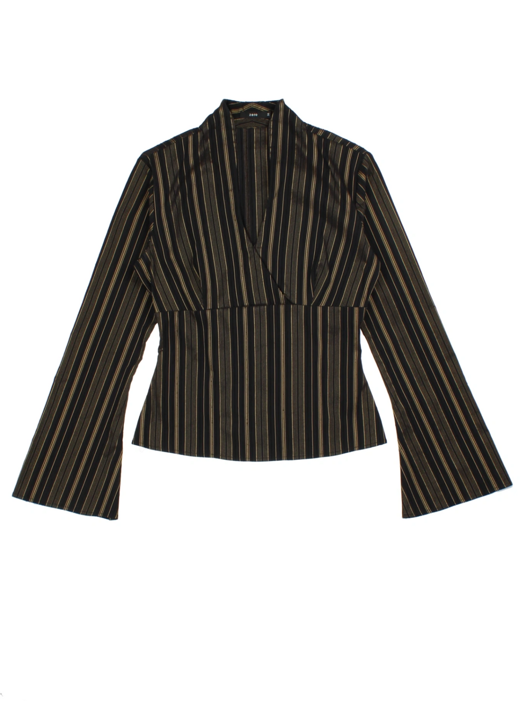 Y2K Stripe Shirt (Size S)