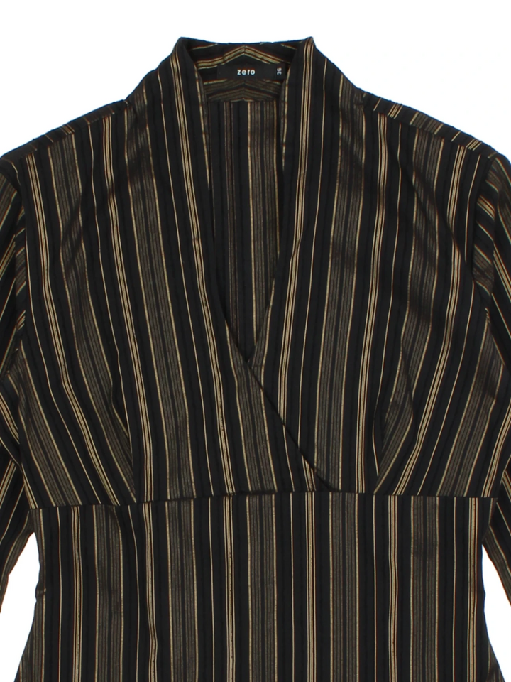 Y2K Stripe Shirt (Size S)