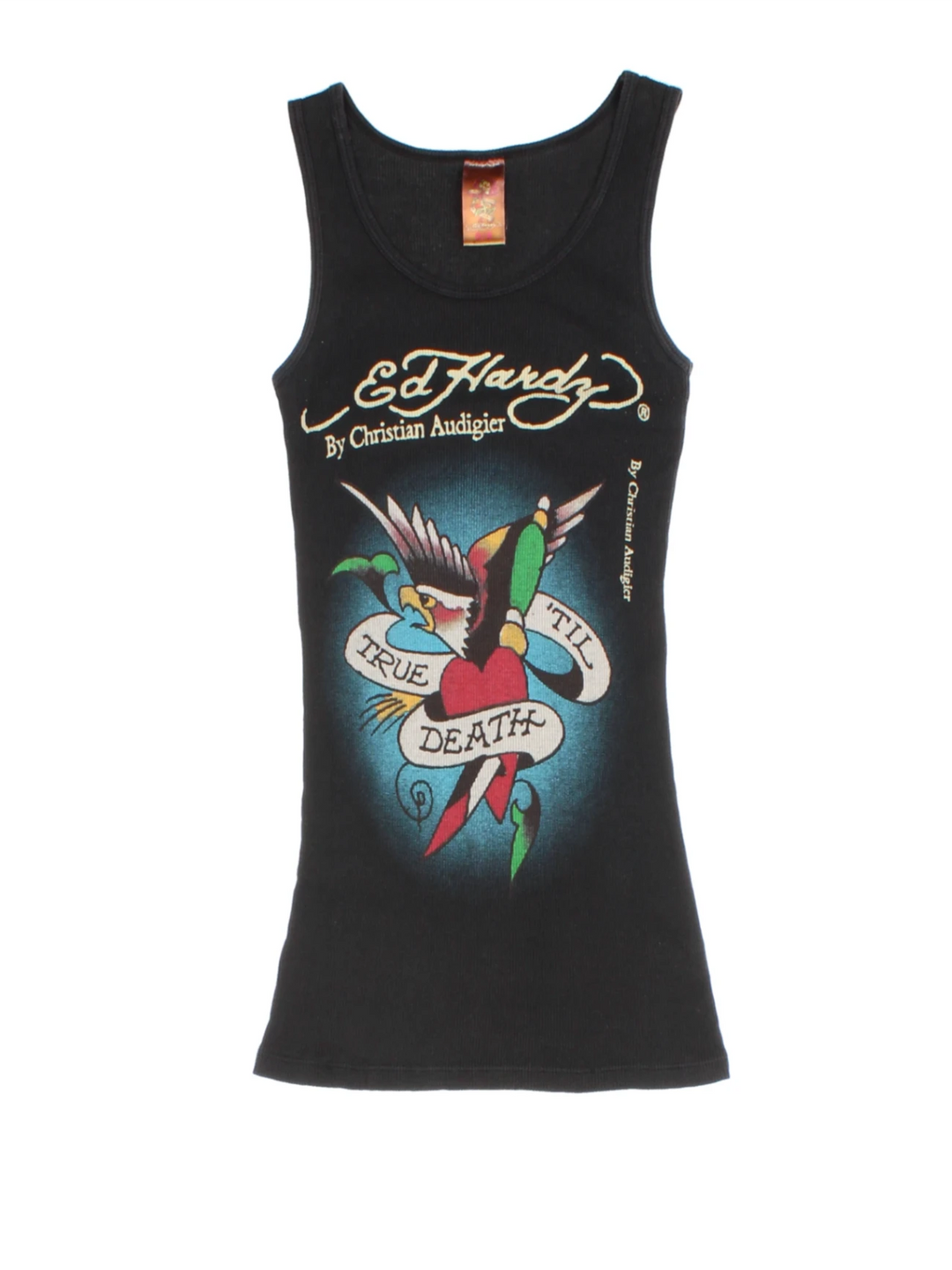 Y2K Ed Hardy Graphic Top (Size S)