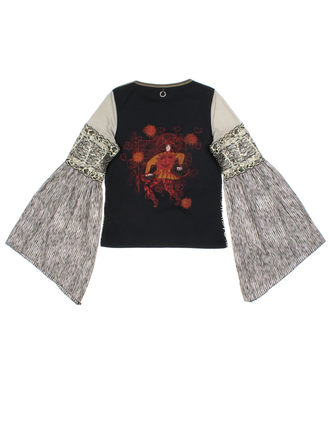 Y2K Save The Queen Graphic Top (Size L)