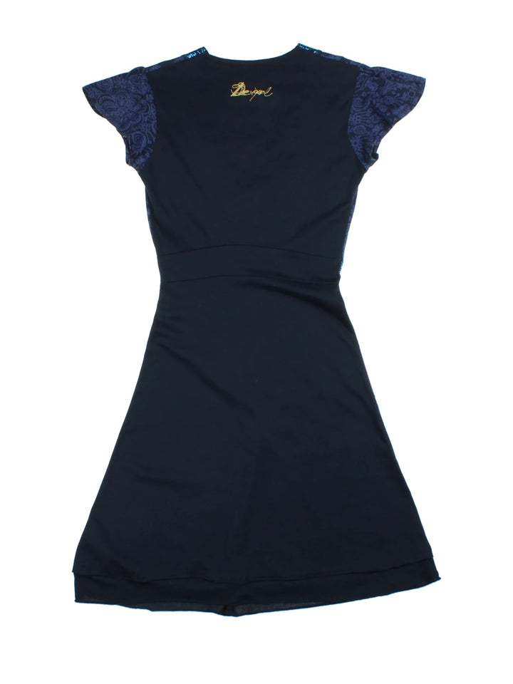 Y2K Desigual Floral Mini Dress (Size XS)