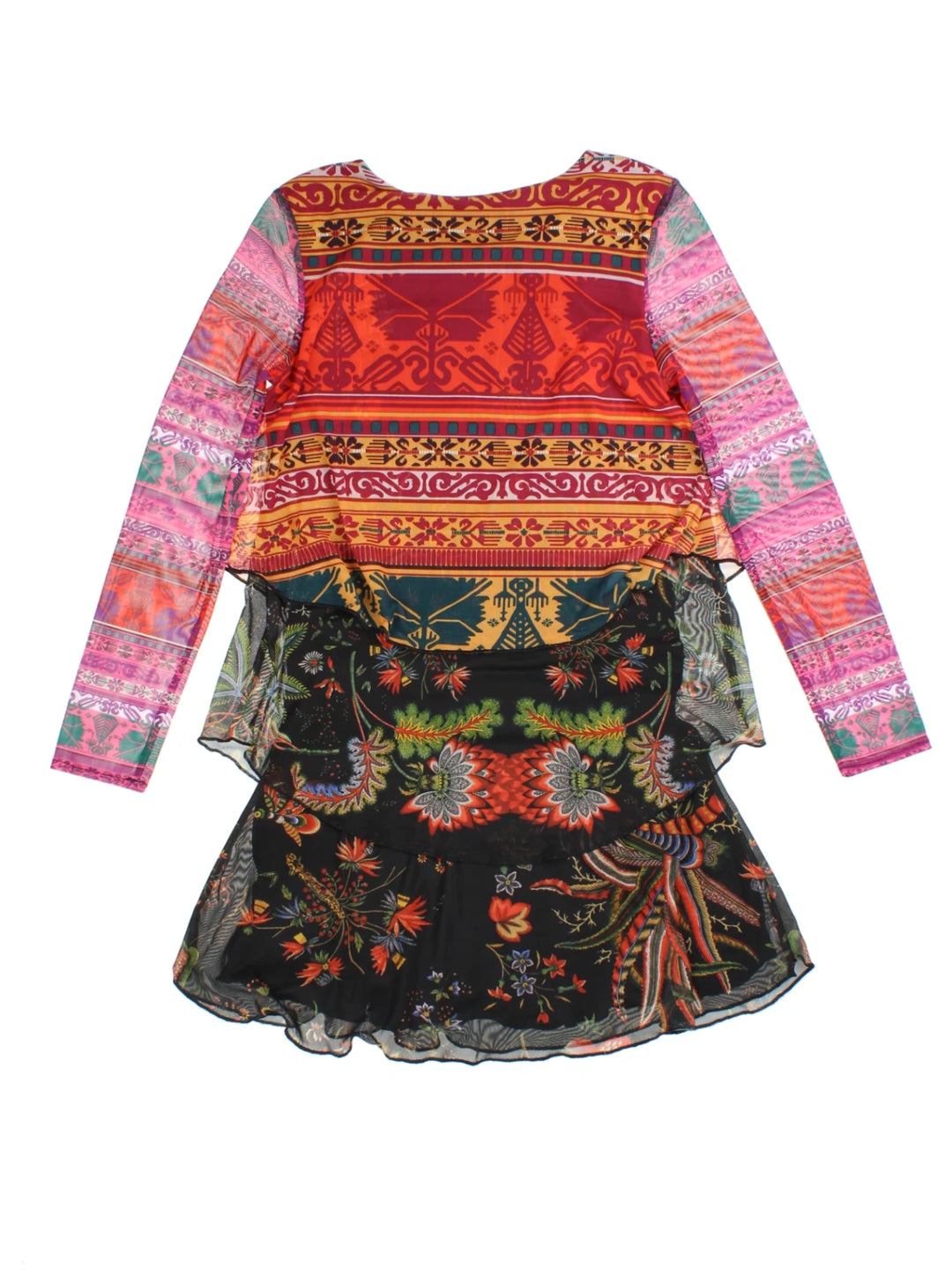 Y2K Desigual Tired Mini Dress (Size S)