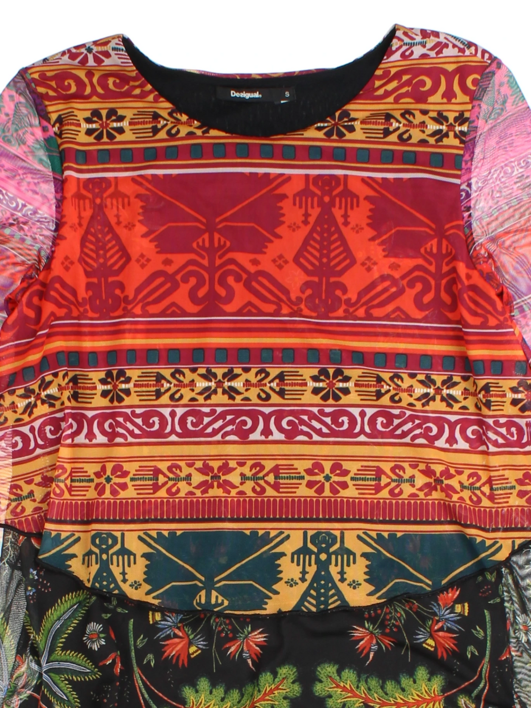 Y2K Desigual Tired Mini Dress (Size S)