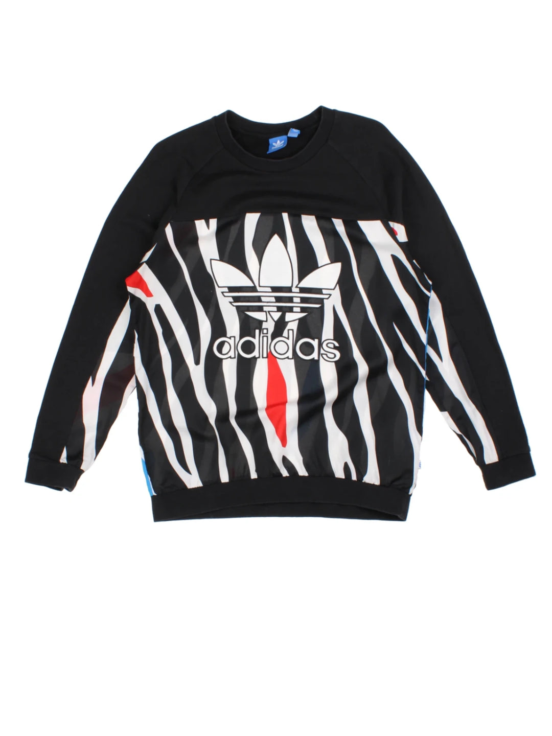 Adidas Zebra Print Jumper (Size M)