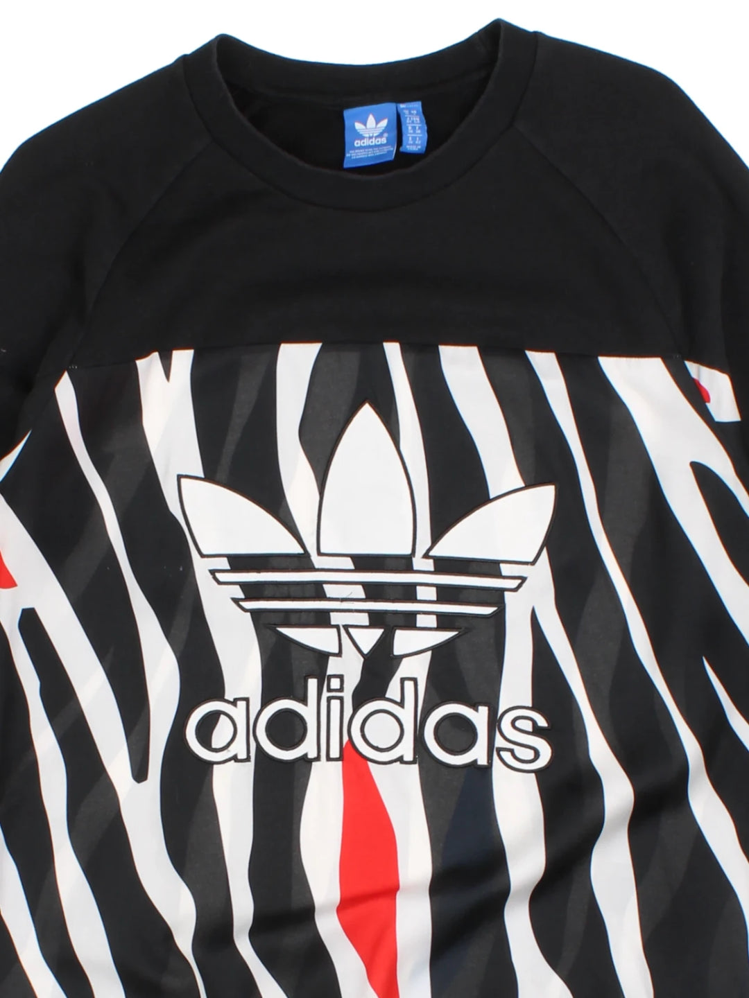Adidas Zebra Print Jumper (Size M)