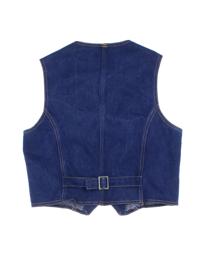 70s Denim Waistcoat (Size XS)