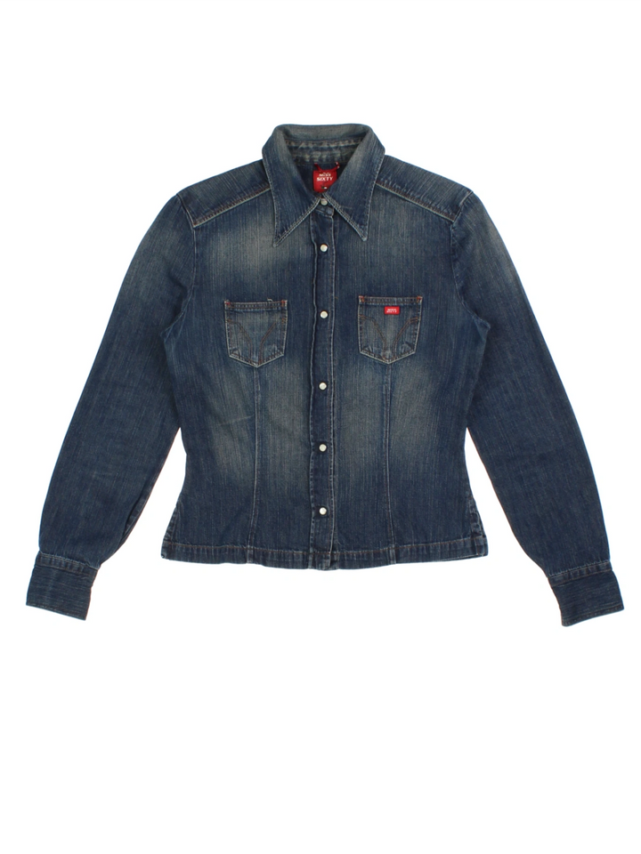 Y2K Miss Sixty Denim Shirt (Size S)