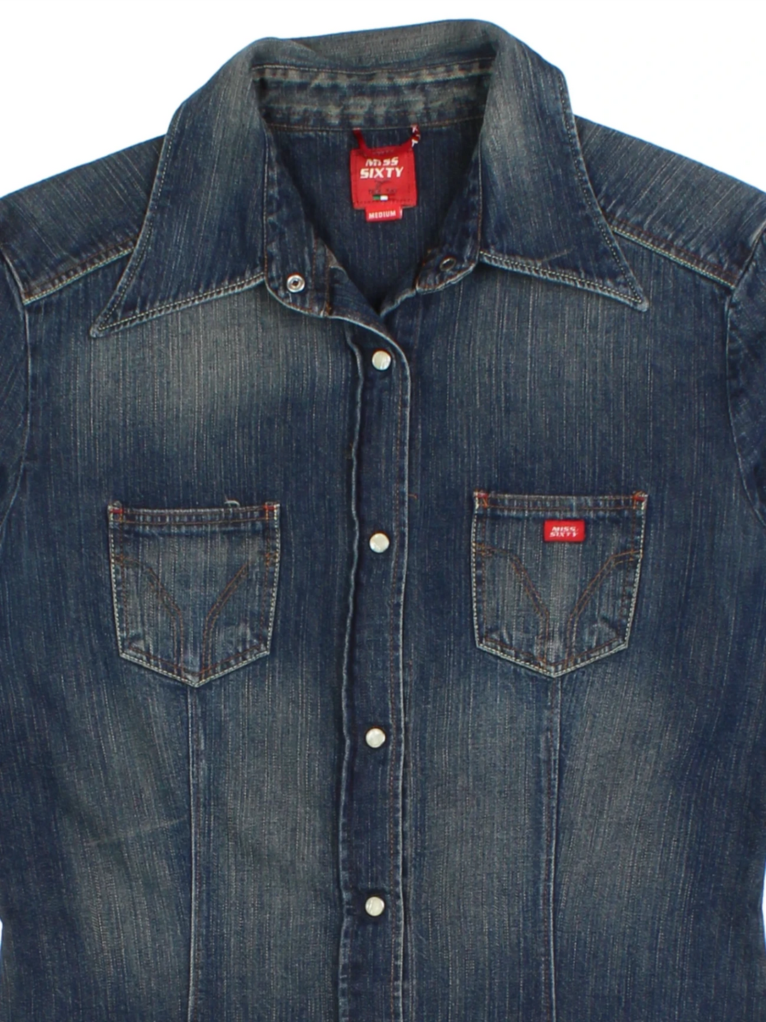 Y2K Miss Sixty Denim Shirt (Size S)