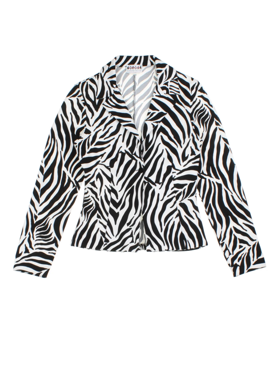 Y2K Morgan Zebra Print Blazer (Size XS)